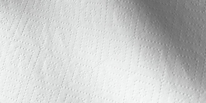 Light grey textured paper towel background showing embossed repeating square grid pattern soft absorbent tissue material detailed macro surface full frame seamless photo setup design