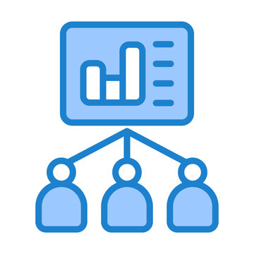Team Dashboard Icon - Blue Style
