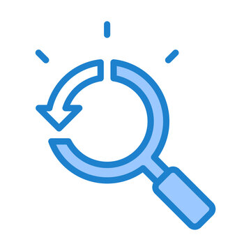 Project Tracking Icon - Blue Style