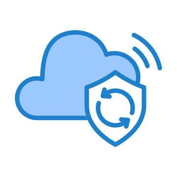 Api Connection Icon - Blue Style
