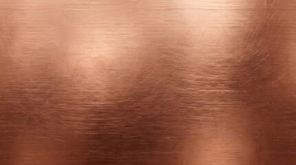Naklejka premium Brushed Copper Metal Texture Background.