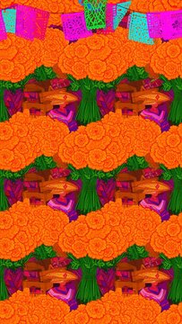 catrina, catrinas, D&iacute;a de Muertos, M&eacute;xico, cultura mexicana, tradici&oacute;n mexicana, arte mexicano, ilustraci&oacute;n, calavera, calaveras, cempas&uacute;chil, flores de cempas&uacute;chil, flores mexicanas, mariposas, ma&iacute;z,