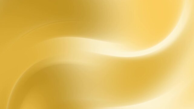 Shiny golden silk fabric with smooth waves and bright yellow curves creates a luxurious and elegant abstract background. Suitable for highend designs.