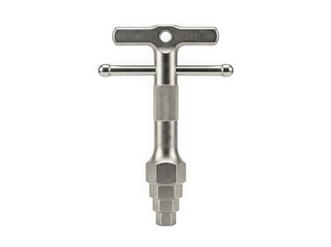 metal t handle socket wrench automotive mechanic hand tool isolated on transparent background