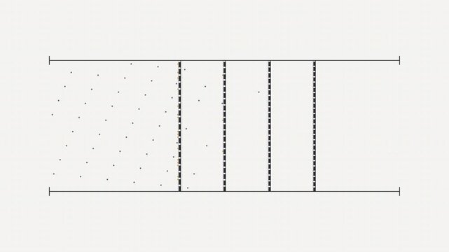 Laminar Membrane Flow and Particle Filtration Process Scientific Visualization