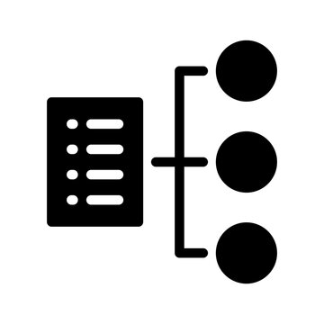 Classification Icon Vector Symbol Design Illustration