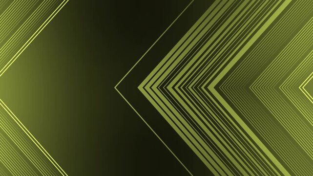 Abstract neon arrow chevron lines on gradient background animation, Arrow line abstract background animated