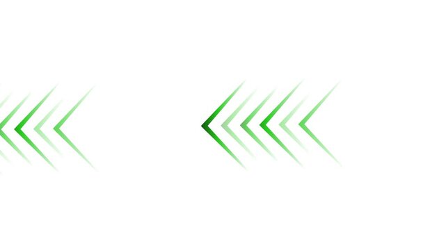 Minimalist chevron arrows background repeated and faded modern directional pattern animation