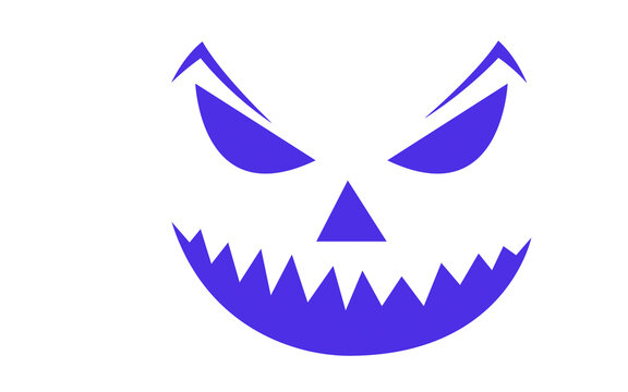 Purple Halloween Pumpkin SVG, Jack O Lantern Face Clipart, Cute Spooky Pumpkin Digital Artwork, Halloween Party Design, Gothic Pumpkin Graphic, Cricut Pumpkin Cutting File, Silhouette Halloween Design