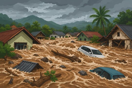 flash flood that came 
