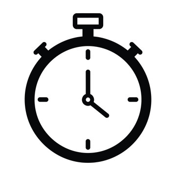 Stopwatch timer icon symbol clock time