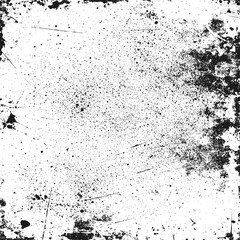 Fototapeta premium Distressed Grunge Texture vector illustration featuring irregular speckles, worn marks, dust and faded surface details. Perfect for grunge overlays, vintage effects, distressed backgrounds, posters, a