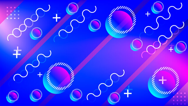 blue and pink creative modern abstract background