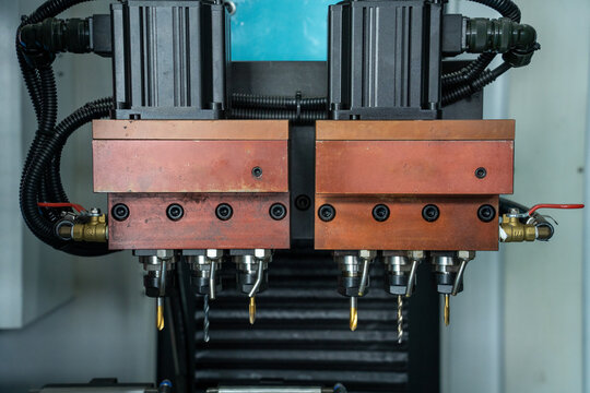 Multi-spindle Drilling Cutting Machine Tool Work Head Assembly
