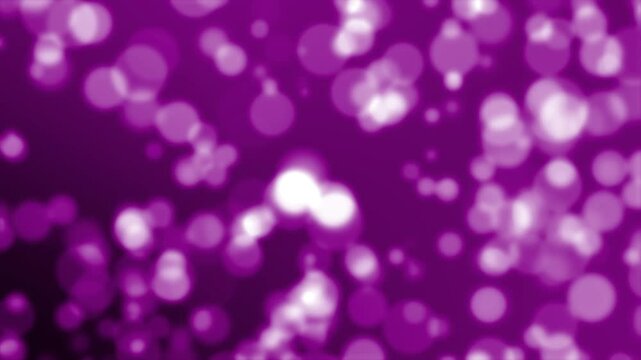 Abstract bokeh background with soft circular light orbs animation, dreamy blurred dots vibrant gradient lighting