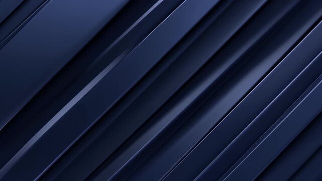 Abstract diagonal lines form a sophisticated dark blue background with subtle highlights.