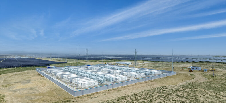 Battery Energy Storage Power Station in Arid Plateau Grassland