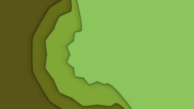 A slow, graceful paper cutout moves in a fluid motion from left to right on a flat surface