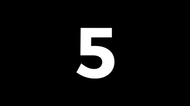 Minimalist Digital Countdown
