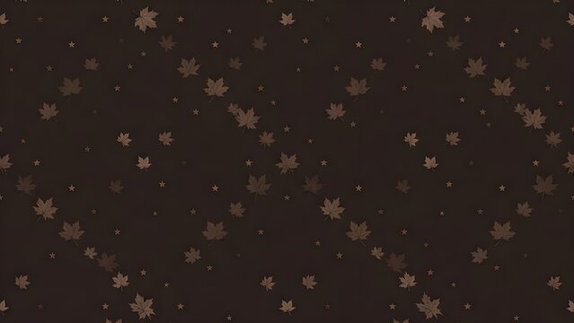 어두운 톤의 가을 분위기를 자아내는 잔잔한 낙엽 패턴
Subtle falling leaves pattern creating a dark autumn mood