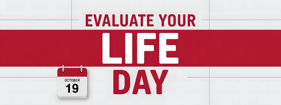 Honor Evaluate Your Life Day on October 19 Through Self Discovery, Honest Reflection, Goal Planning, Personal Growth, Positive Habits, and Creating Meaningful Life Changes