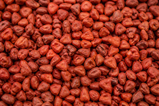 Whole Annatto Seeds Natural Red Spice Texture