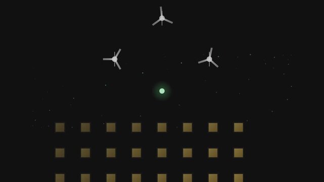 Futuristic HUD interface with radar and targeting elements in dark space theme