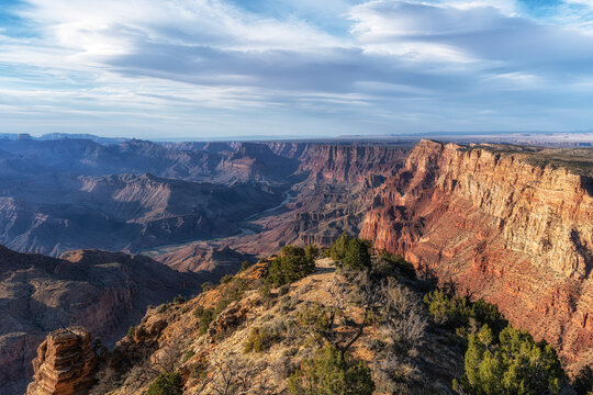 Desert Viewpoint Sunset Grand Canyon