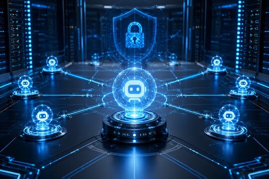 AI Cybersecurity Network Protection with Secure Data Center