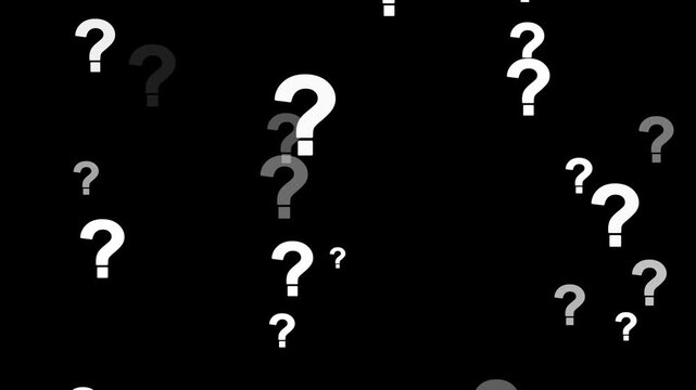 Question Marks Animation Moving on Alpha Channel Transparent Background. Question mark animation pop up question mark flat. question marks animation. question marks animated on green screen