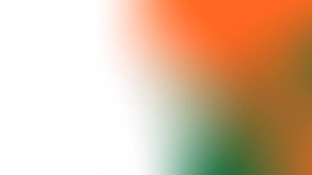 Indian Flag Colors Abstract Motion Graphic Background for Independence Day and Republic Day.