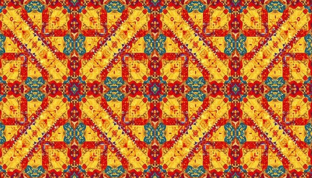 Global Ethnic Patterns Collection - Luxury Traditional Prints from Japan, Thailand, Vietnam, Turkey, Egypt, Peru & Africa with Kaleidoscope & Mosaic Effects.