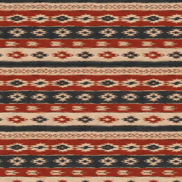 Sumba Ikat Weave Texture Handwoven Stripe Pattern