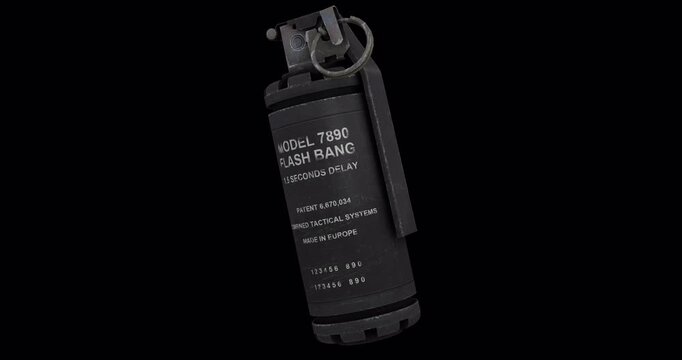 Flash Grenade Spinning 02 - Transparent