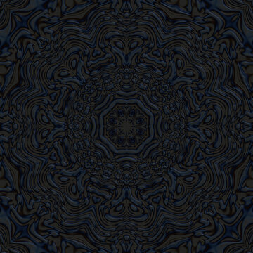 Kaleidoscope Abstract Pattern Orgament