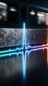 Abstract Neon Light Pulse Animation with Dynamic Energy Flow and Futuristic Digital Design. and Motion Graphics