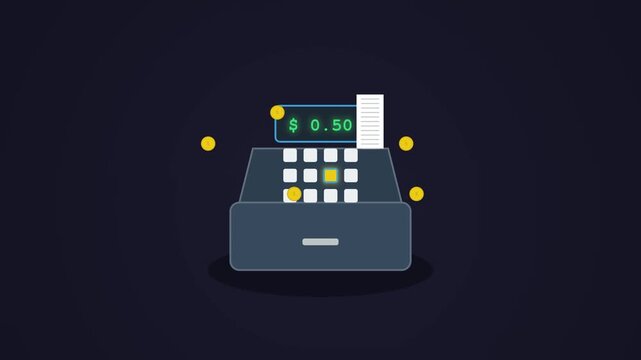 Retail Point of Sale System Illustrating Payment