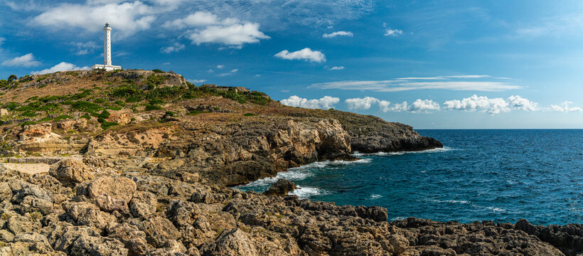 Scenic view in Santa Maria di Leuca, Province of Lecce, Apulia, southern Italy.