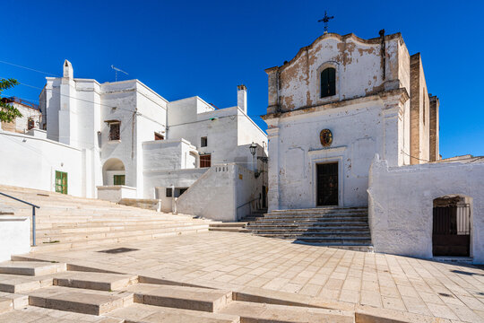 Scenic sight in the town of Massafra, Province of Taranto, Apulia (Puglia), southern Italy.