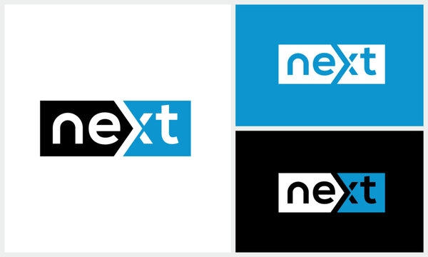 next word mark logo design inspiration