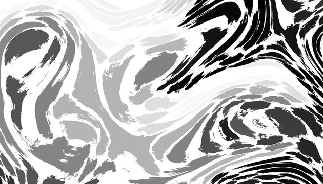 Grunge style imitation of hand-drawn thick brush strokes in acrylic paint. Textured ink lines with marker accents, underline, and