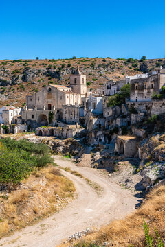 Scenic view in Ginosa, Province of Taranto, Apulia, Italy.