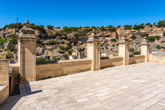 Scenic view in Ginosa, Province of Taranto, Apulia, Italy.