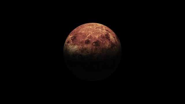 Cinematic 3D Makemake Planet Scene with Deep Space Galaxy and Nebula Effects