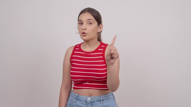 Indian Teenage Girl Saying No