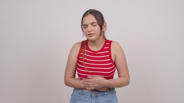 Indian Teenage Girl Severe Stomach Pain
