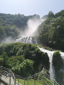 waterfall in the mountains, Marmore