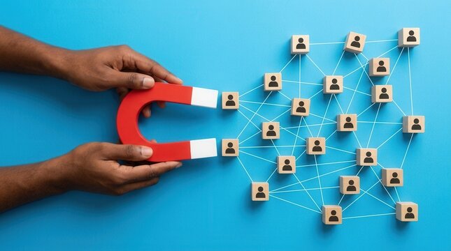 Marketing strategy for customer generation and attracting business leads.