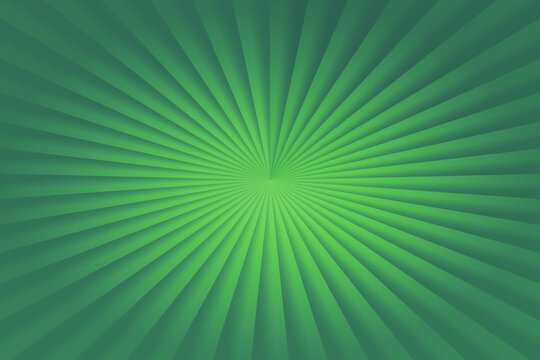 Abstract green retro sunburst starburst radial background
