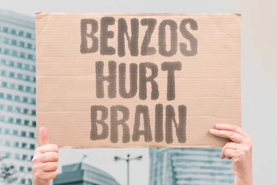 "Benzos hurt brain" Long-term use causes cognitive decline. BENZOS. MEMORY. CONFUSION. DEMENTIA. SEDATION.